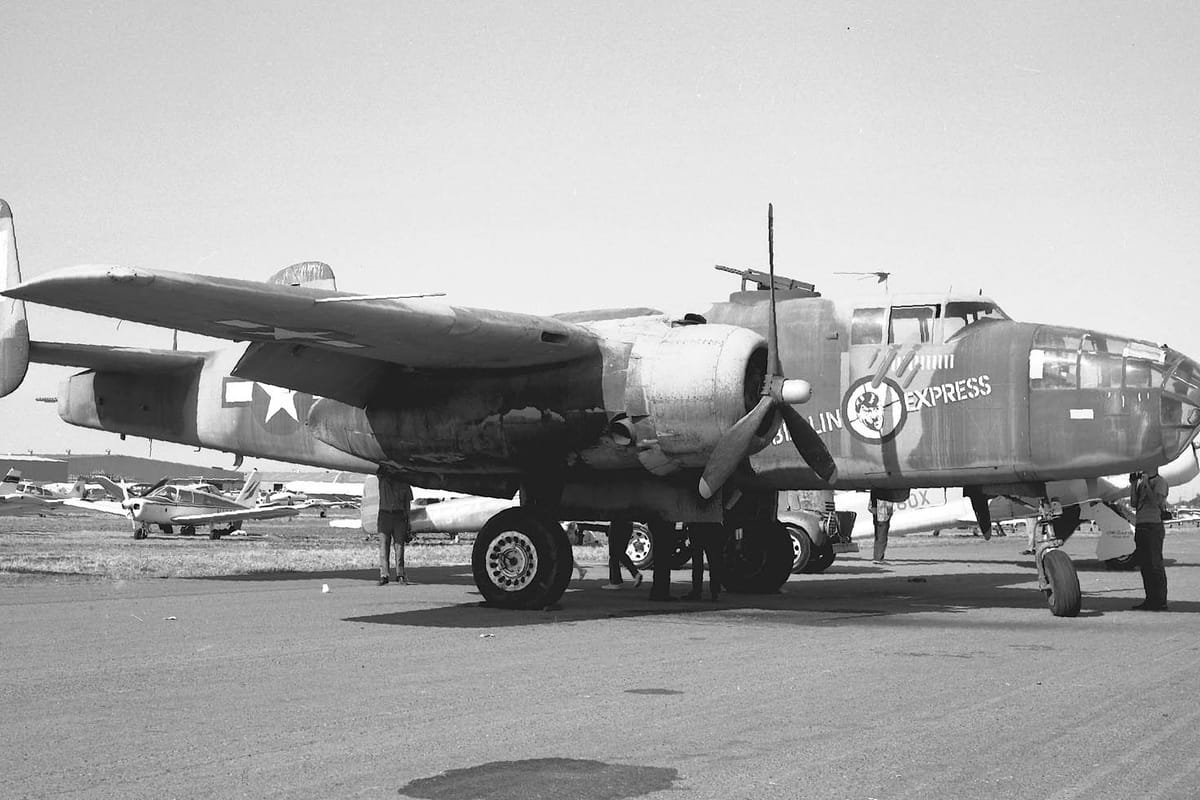 B-25 Mitchell aircraft in Catch-22