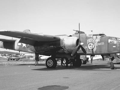 B-25 Mitchell aircraft in Catch-22